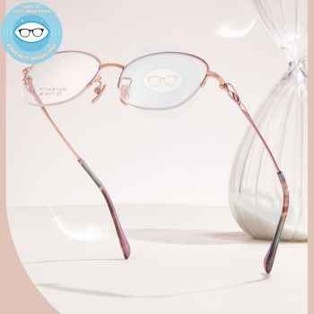 Gọng kính kim loại mã 6172